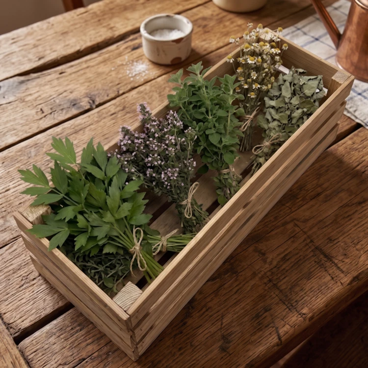 Skrzynka doniczka na zioła