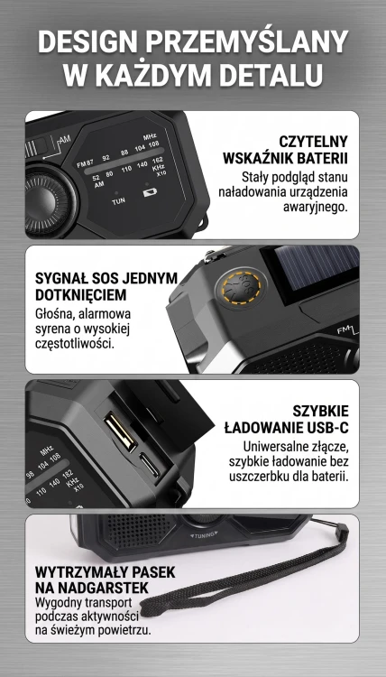 Radio z powerbankiem