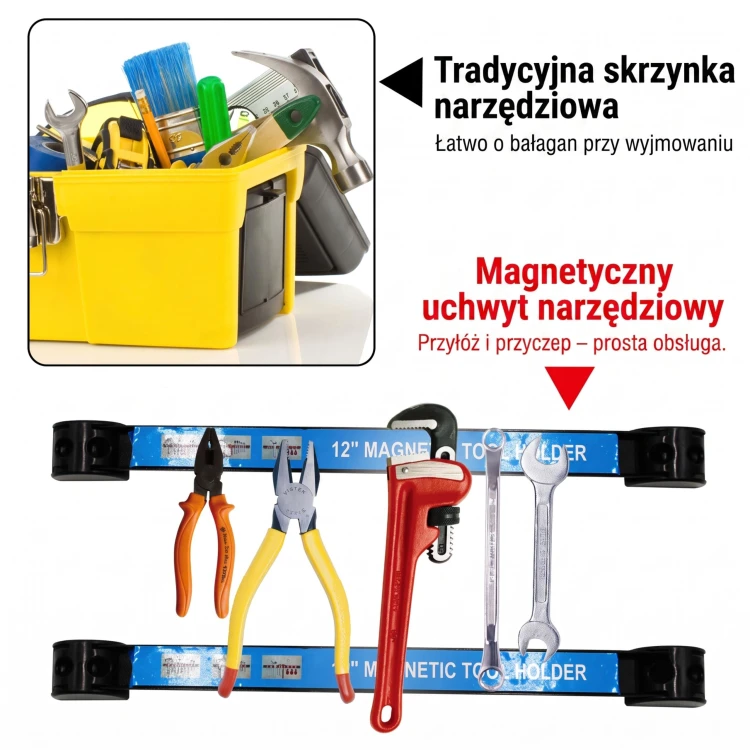 Listwa magnetyczna na klucze